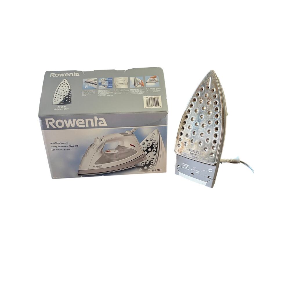 Rowenta SM700 Steam Iron Made in Germany 1400W Stainless Soleplate Original Box